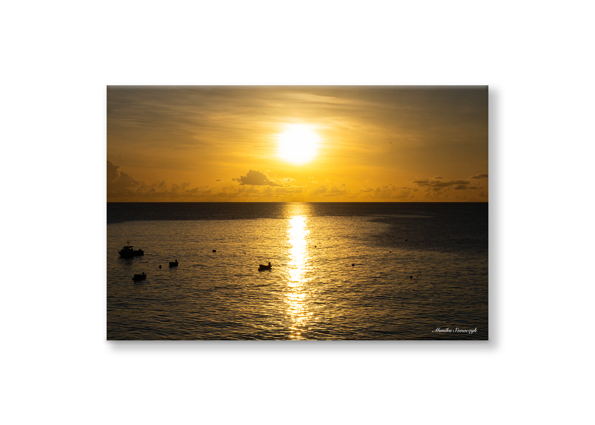 Golden Sunset - West Coast, Barbados